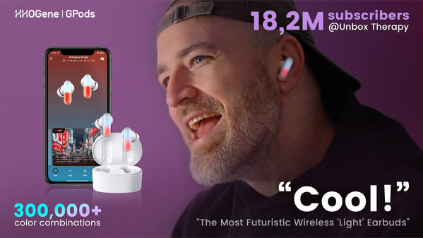 Unbox Therapy Cool Gpods Is The Most Futuristic Wireless Light Earbuds